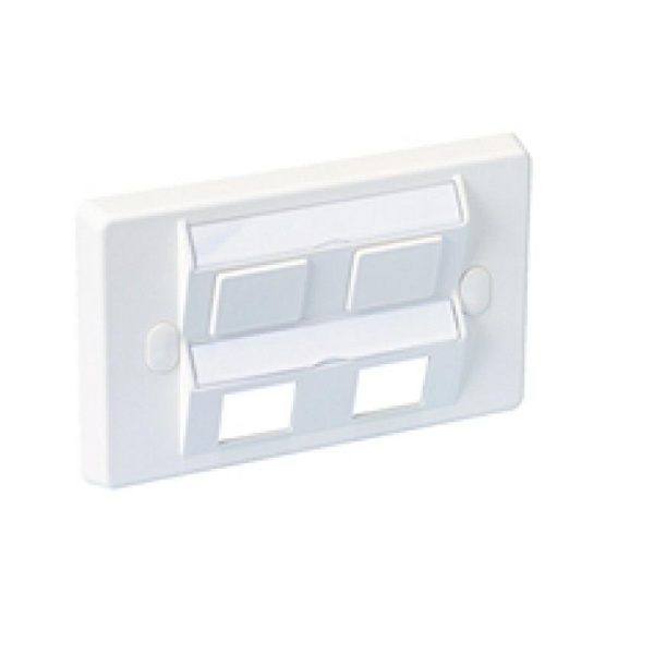 R115940 | Placca 503 a 4 pos. per         mod. Snap-in completa di 2 blind cover