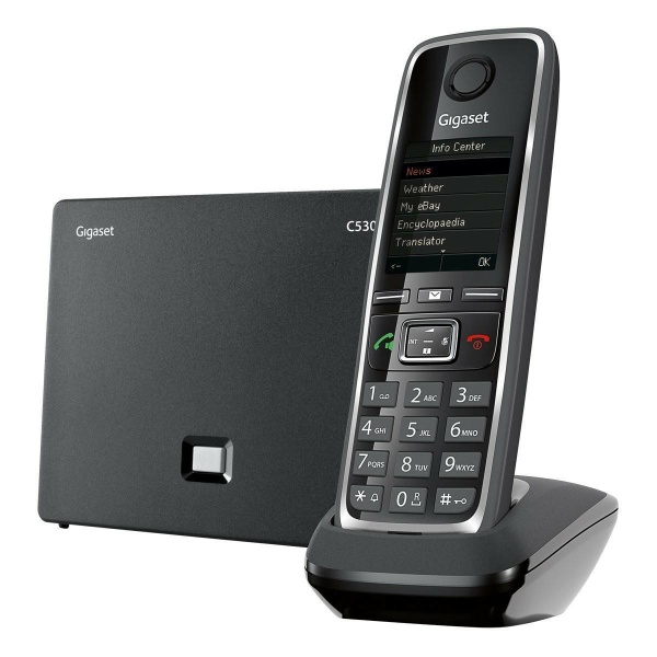 GIGASET C 530 IP | S30852-H2506-K101 - C530IP - Telefono IP DECT con base