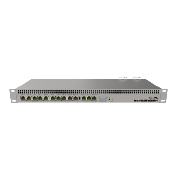 MikroTik | RB1100AHX4 | RB1100x4 4 CPU 1.4GHz 13GETH AL21400-1400-A0-E-1AN-8-C L6 | Routers