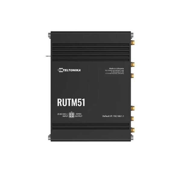 Teltonika RUTM51 | Industrial 5G router dual SIM wifi 2.4/5GHz 802.11b/g/n/ac