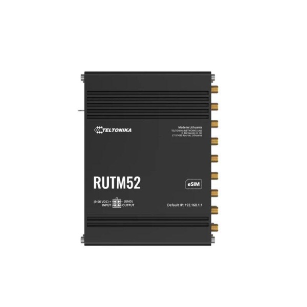 Teltonika RUTM52 | Teltonika DUAL 5G ROUTER2SIM cards 1xWAN 4xLAN Wi-Fi 5