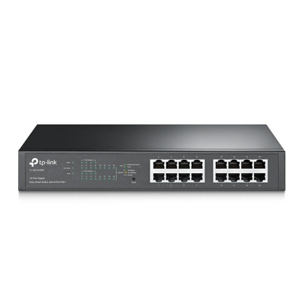 TL-SG1016PE | 16ETH Gigabit Desktop/Rackmount 8PoE+ Easy Smart Switch