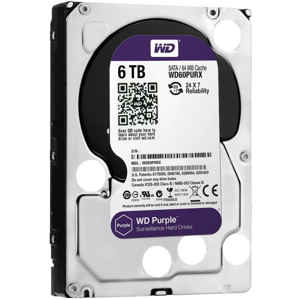 WD60PURX-6T | Hard Disk SATA Western Digital 6T bite