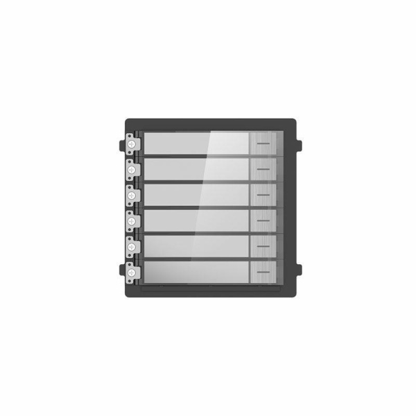 DS-KD-KK/S | Intercom modulo di espansione 6 pulsanti INOX