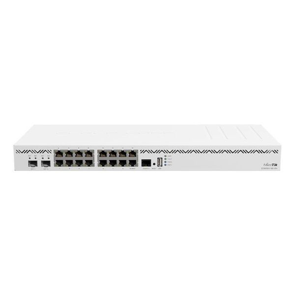 MikroTik | CCR2004-16G-2S+ | CloudCoreRouter 4CORE 1700 MHz 16GETH 2SFP+ 2 L6 | Routers