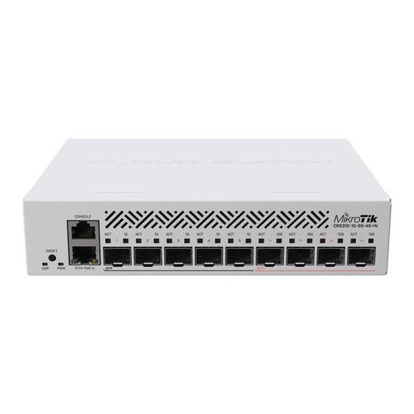 MikroTik | NETFIBER 9 | CRS310-1G-5S-4S+OUT 5xSFP