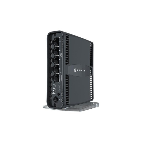 MikroTik | HAP-AX2 | C52iG-5HaxD2HaxD-TC 4core Wi-Fi 6 5GETH + 1 GPOE L4 | Wireless for home and office