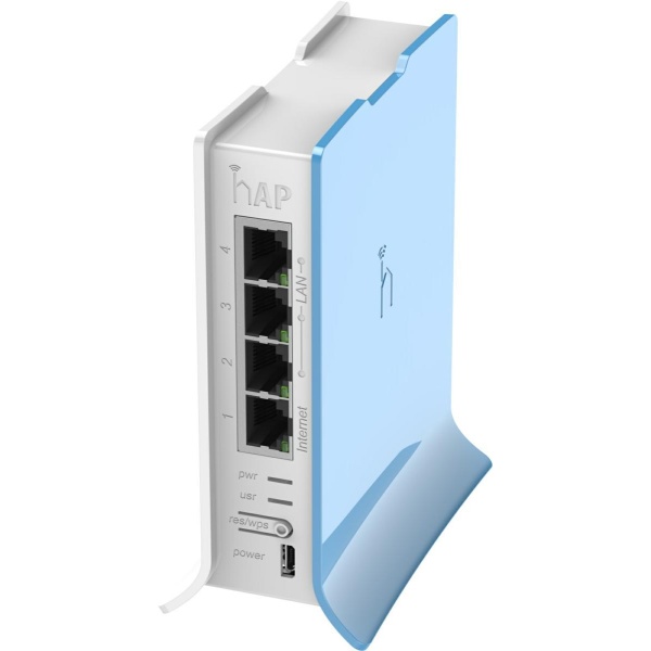 MikroTik | RB941-2ND-TC | hAP Lite with 650MHz CPU32MB RAM 4LAN built-in 2.4Ghz | Wireless for home and office