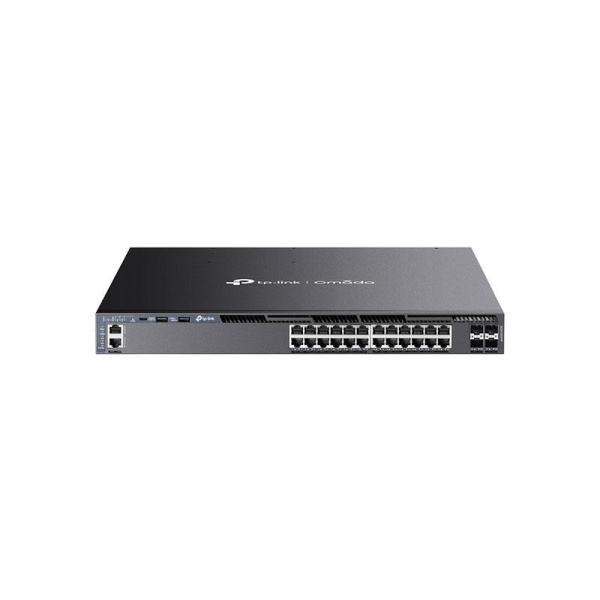 SG6428XHP | Omada Switch Managed L3         Stackable 24 Gigabit PoE+ e 4 SFP+