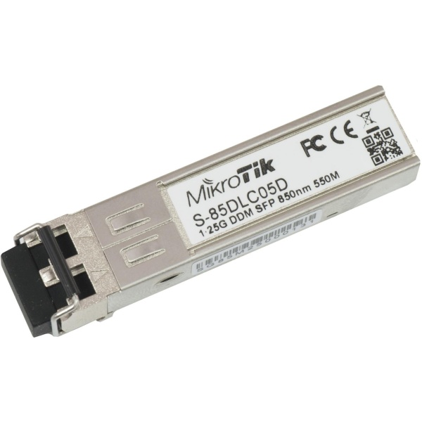 MikroTik | S-85DLC05D | SFP module 1.25G MM 550m850nm | Interfaces MikroTik