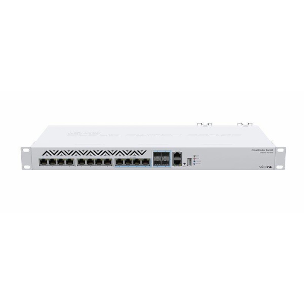 MikroTik | CRS312-4C+8XG-RM | Cloud Router Switch 312-4C+8XG-RM n°8 5G/10GETH n°4 SFP+ L5 | Switches